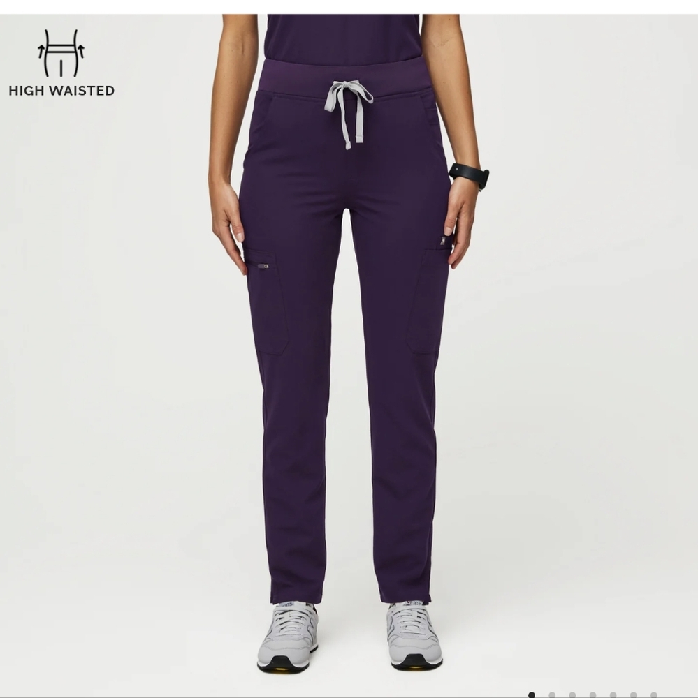 Figs high waisted yola skinny scrub pants XXS petite